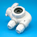 コロナ工業浄水器対応　切り替えコック-樹脂